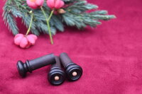 Ebenholz-Endknopf mit versenktem Buchs-Pin...