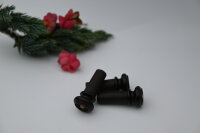 Ebenholz-Endknopf mit versenktem Buchs-Pin...