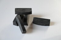 Ober- und Untersattel Violine aus Ebenholzersatz