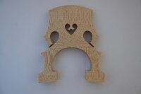 Mondholz Cello-Steg***, handges&auml;gt, franz&ouml;sisch, 92mm, Made in Germany