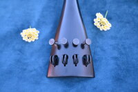 Ebenholz-Cello-Saitenhalter, franz&ouml;sisch, 4 Feinstimmer