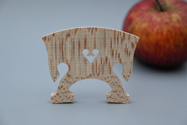 Barock-Steg f&uuml;r Violine, schlicht, handges&auml;gt