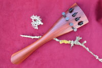 Pflaumen-Saitenhalter für Cello, französisch, 4 Feinstimmer