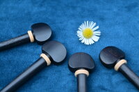 Ebenholz-Violinwirbel mit Buchs, Hill Modell, Lindstedt-Reihe