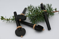 Ebenholz-Herzwirbel mit Buchs für Geige, Lindstedt-Serie