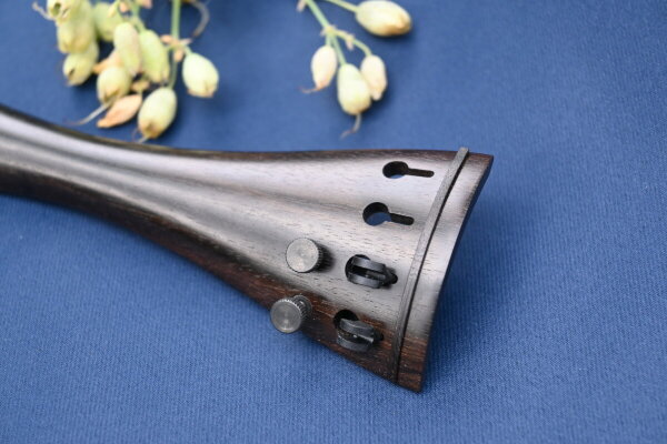 Ebenholz-Saitenhalter Geige, franz&ouml;sisch, 2 Feinstimmer