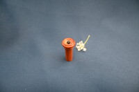 Paela-Endknopf deluxe mit Ebenholz-Pin, Aurora