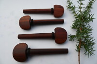 Pflaumenwirbel Cello Lindstedt mit Ebenholzring, Hill-Modell